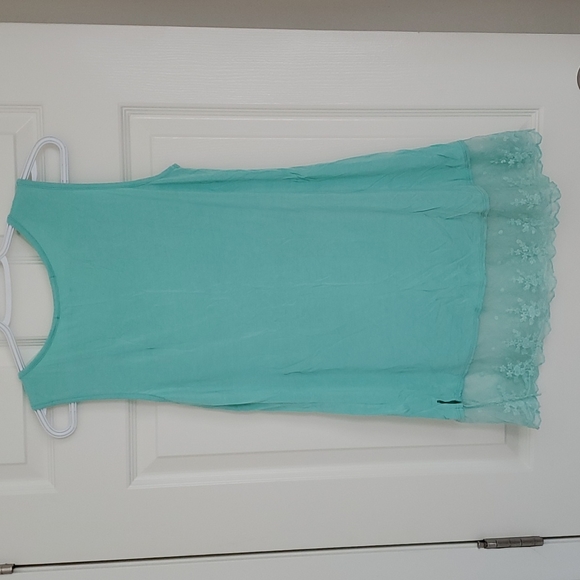 3/$20 Silver Icing Sienna Lace Extender Tank - Picture 2 of 4